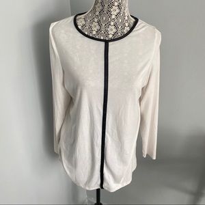Conrad C Tops - 5 for $30 π White Black Striped Long Sleeve Shirt Conrad C Tops - 5 for $30 π White Black Striped Long Sleeve Shirt